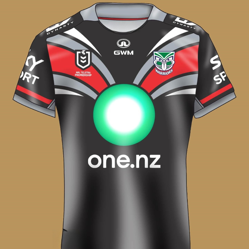 Mens Fashion Rugby Shirts - 2026 여름 뉴질랜드 워리어스 럭비 저지