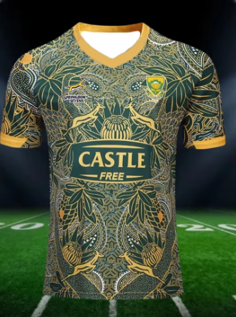 Mens Fashion Rugby Shirts - 패션 통기성 속건성 남아프리카공화국 2019 남성용