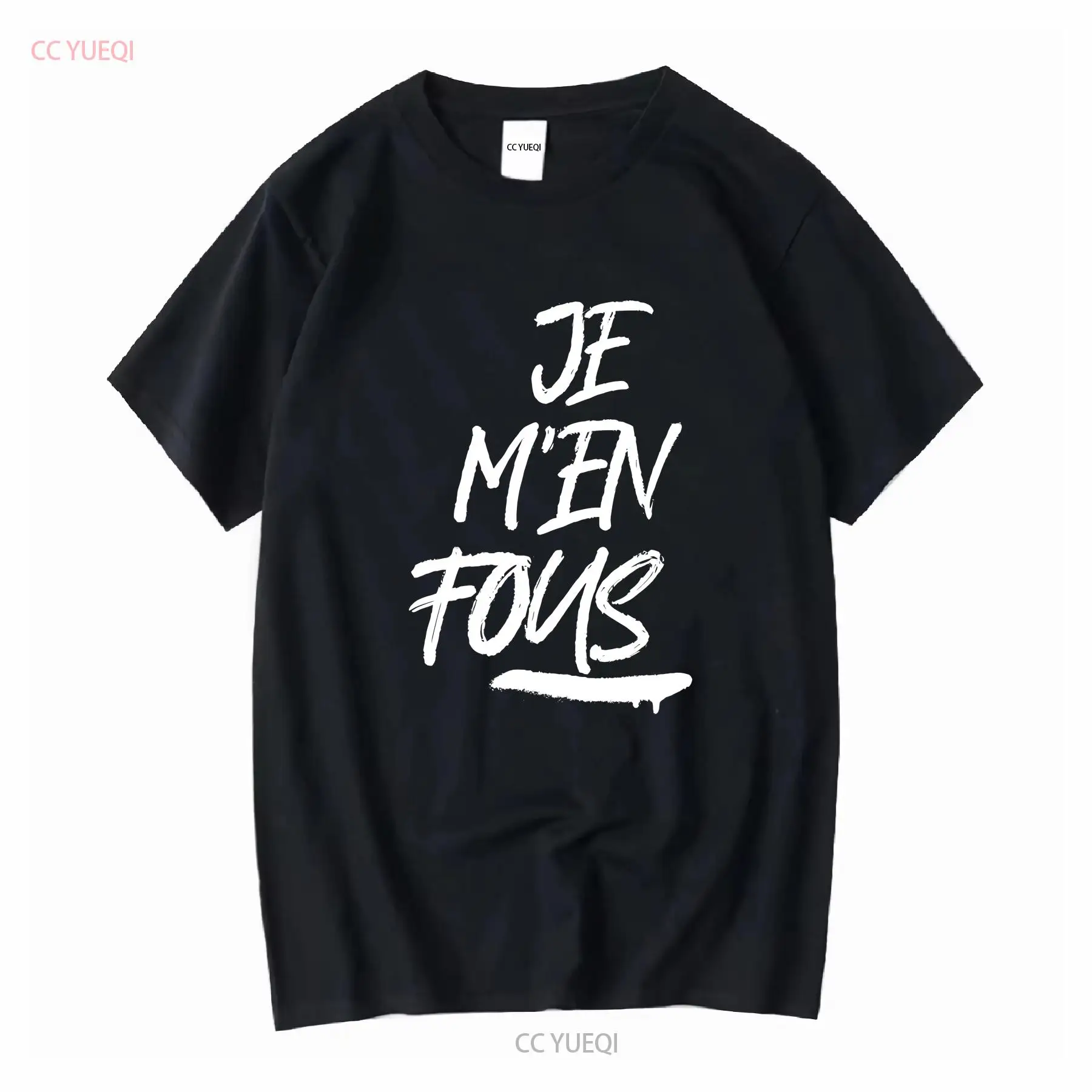 Men'S Fashion Everyday - T 셔츠 je m'en fous zadig