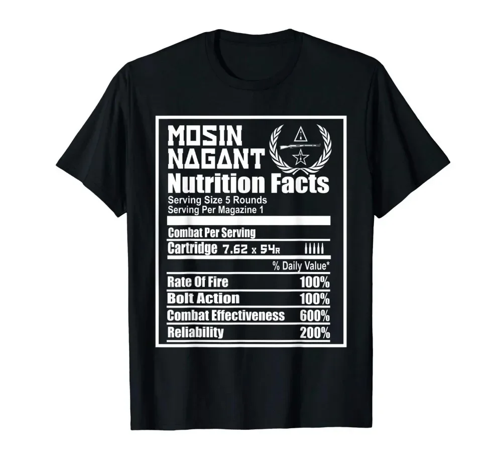 Mosin Nagant 영양 정보 여름 패션 반팔 티셔 - Men'S Fashion Website 리뷰 및 가격