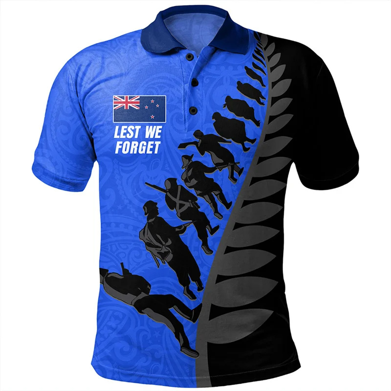 NZ 국기 마오리 패턴 럭비 3D 프린트 폴로 셔츠,  - Mens Fashion Rugby Shirts 리뷰 및 가격