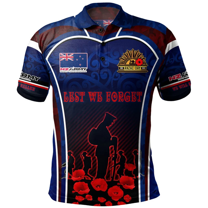 NZ 국기 마오리 패턴 럭비 3D 프린트 폴로 셔츠,  - Mens Fashion Rugby Shirts 리뷰 및 가격