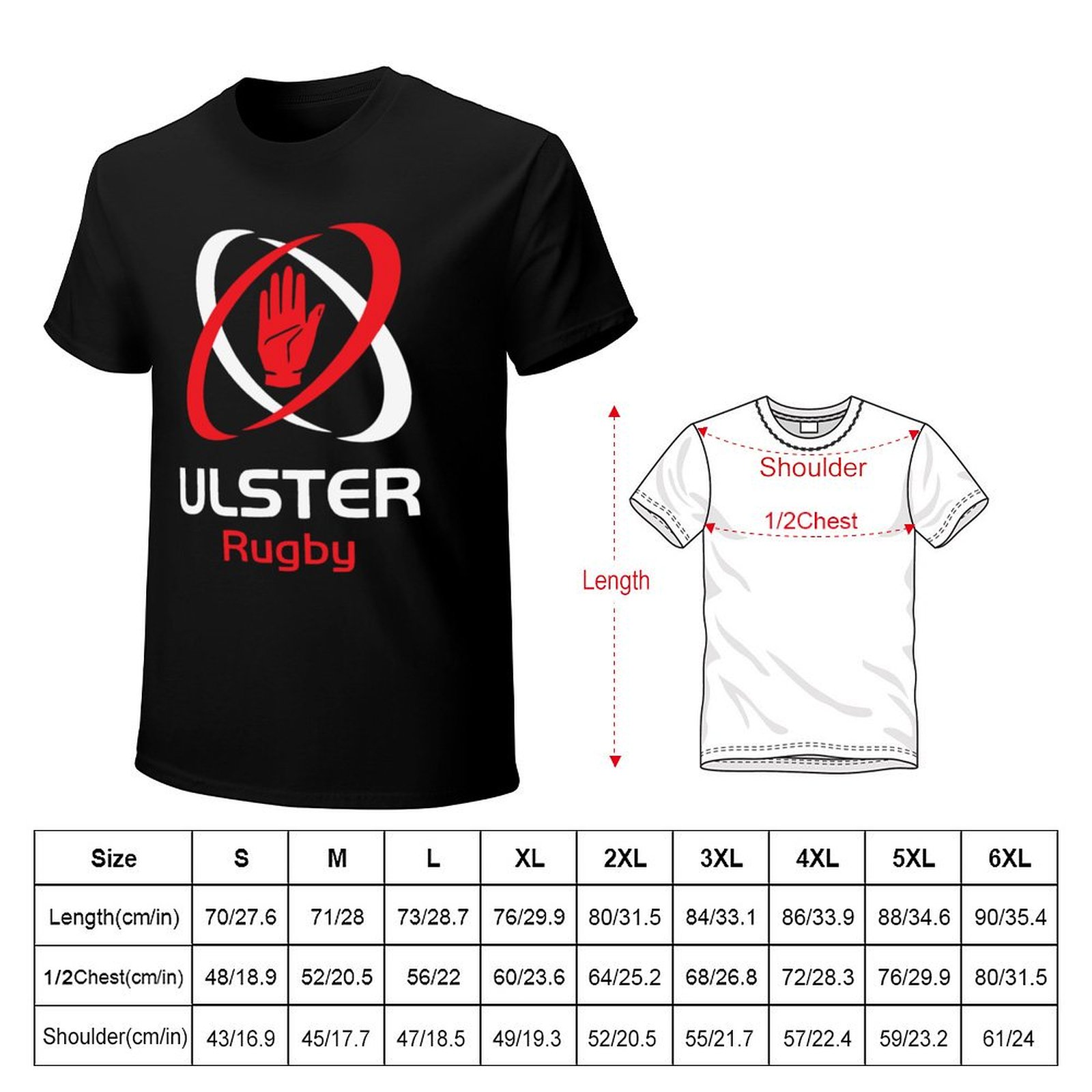 IRFU - 아이코닉 울스터 럭비 디자인 티셔츠 패션  - Mens Fashion Rugby Shirts 리뷰 및 가격