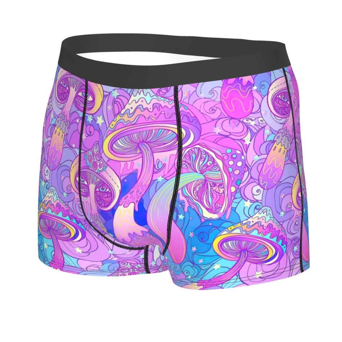 남성 패션 사이키델릭 매직 버섯 프린트 속옷 복서 브리 - Men'S Fashion Underwear 리뷰 및 가격