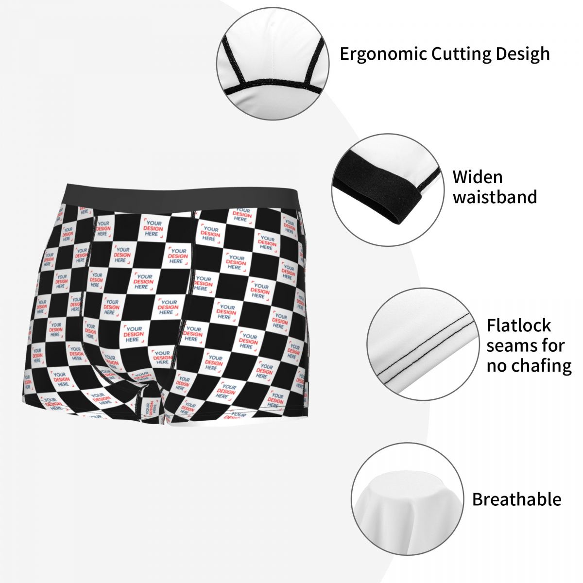 패션 맞춤형 로고 박서 팬티 남성용 스트레치 커스텀 디 - Men'S Fashion Underwear 리뷰 및 가격