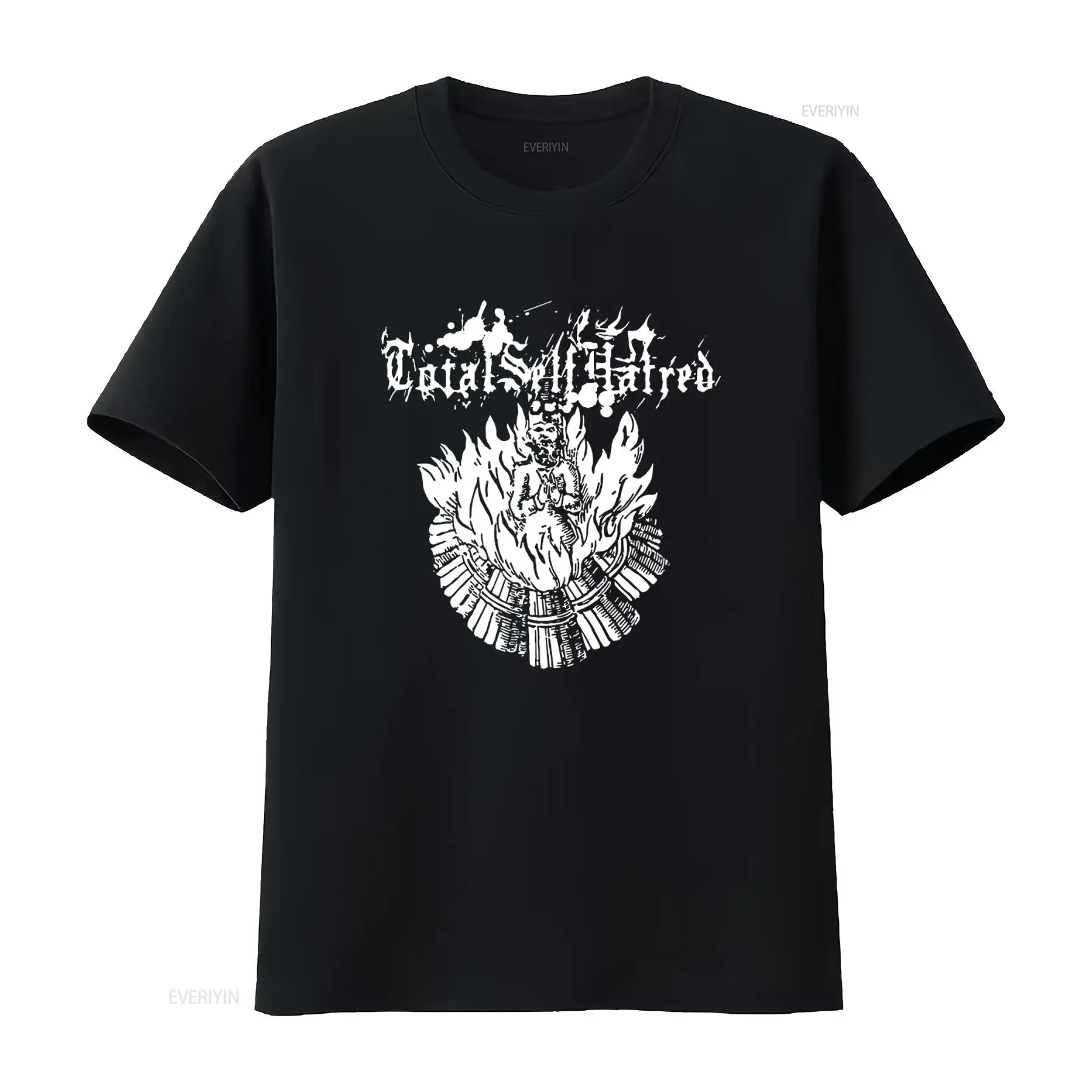 TOTALSELFHATRED 티셔츠 다크 아트 디자인  - Men'S Fashion Everyday 리뷰 및 가격