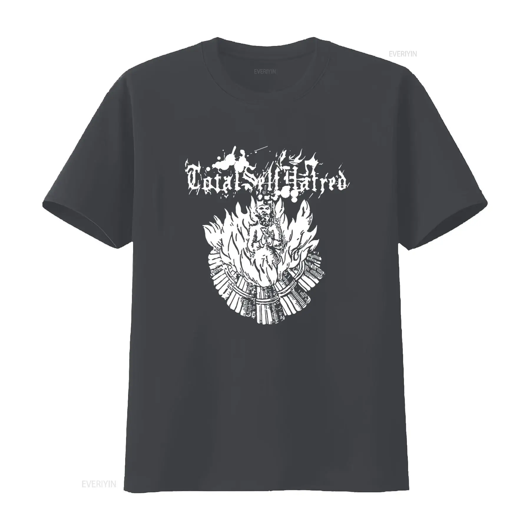 TOTALSELFHATRED 티셔츠 다크 아트 디자인  - Men'S Fashion Everyday 리뷰 및 가격
