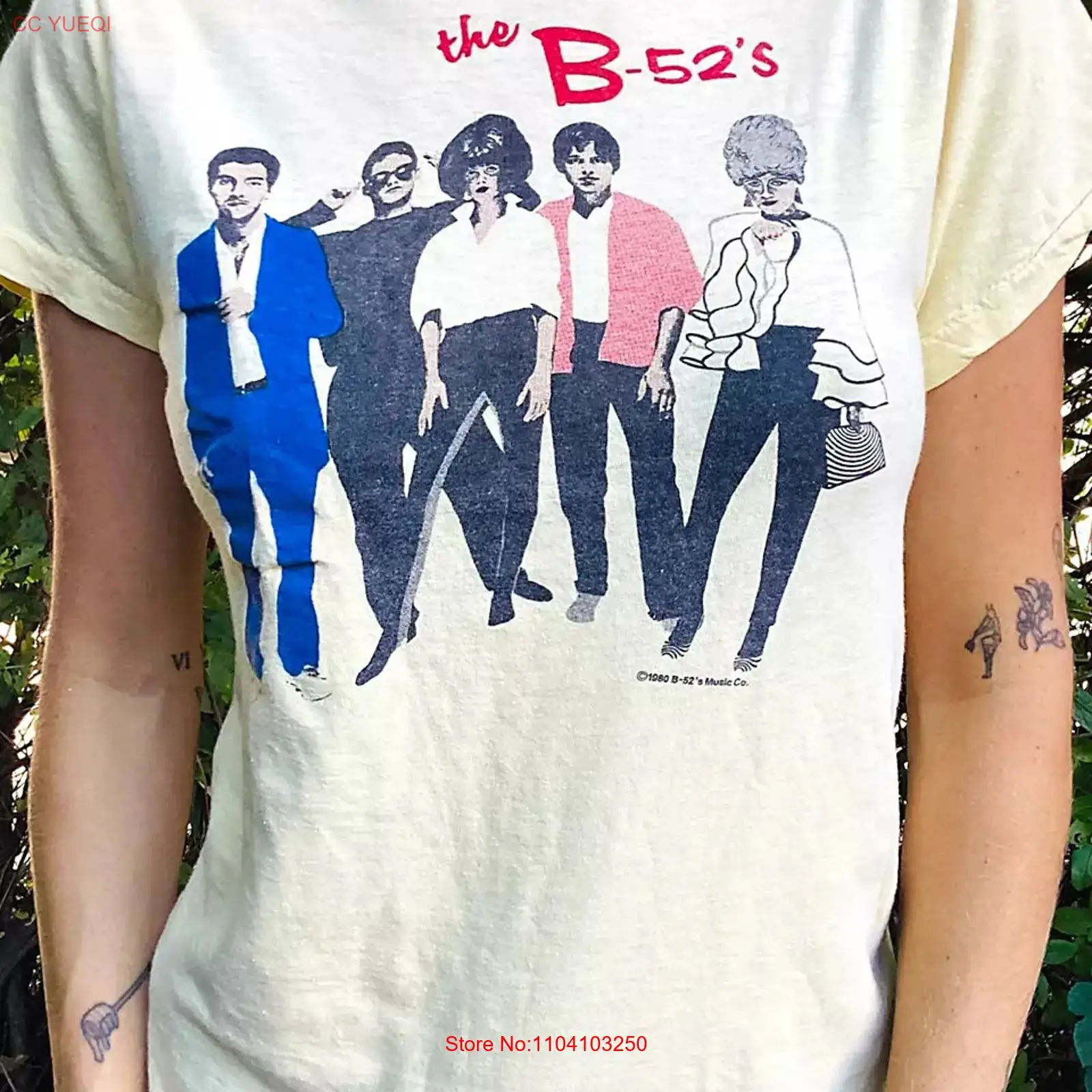 1980년대 B52s 티셔츠 리메이크, 록 밴드 내추럴 - Mens Fashion In 1980S 리뷰 및 가격