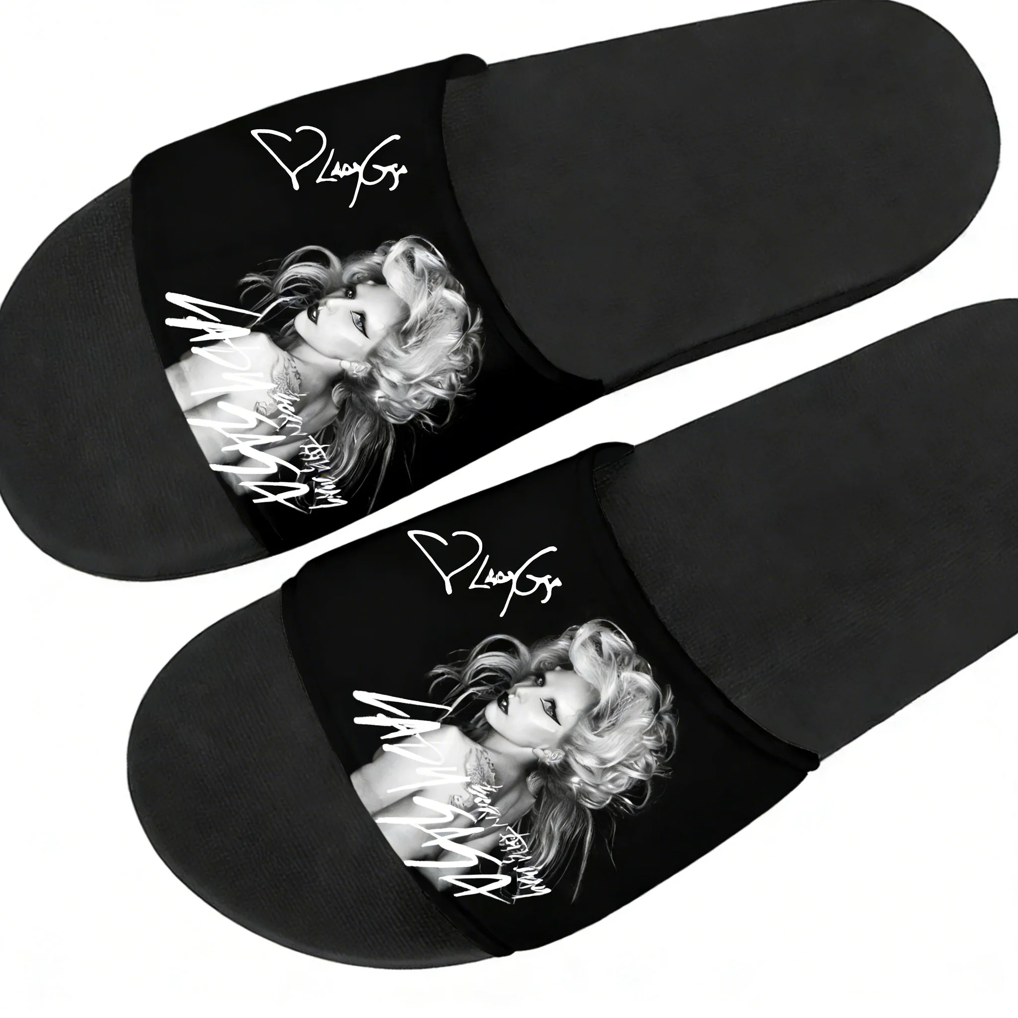 레이디 가가 슬리퍼 홈 워터 슈즈 핫 패션 뮤직 남성  - Men'S Fashion Shoes 리뷰 및 가격