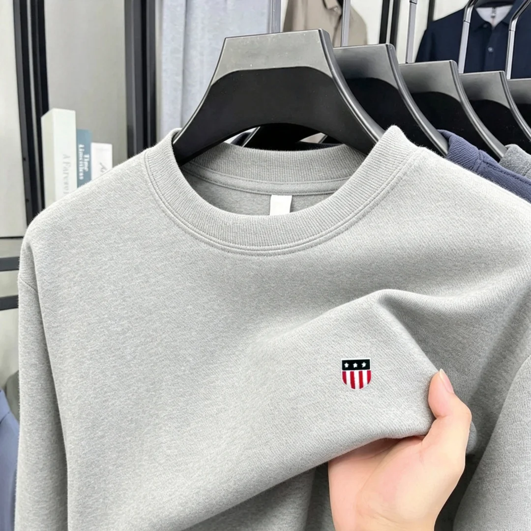부드러운 면 소재의 고급 브랜드 남성용 긴소매 라운드넥 - Men'S Winter Fashion 리뷰 및 가격
