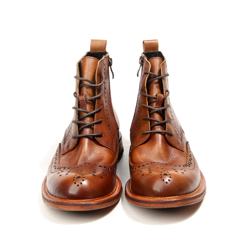 빈티지 남성 발목 첼시 부츠 럭셔리 정품 가죽 2025 - Men Fashion Vintage 리뷰 및 가격