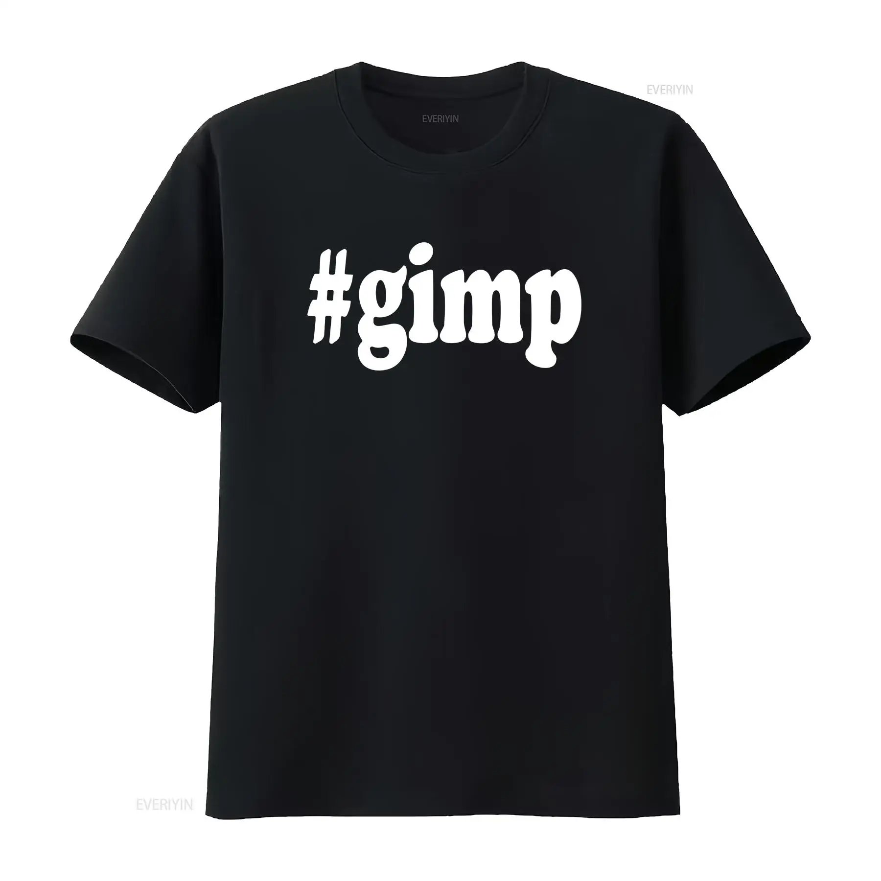 gimp 티셔츠 해시태그 웃긴 블랙 화이트 코튼 빈티지 - Mens Fashion Hashtags 리뷰 및 가격