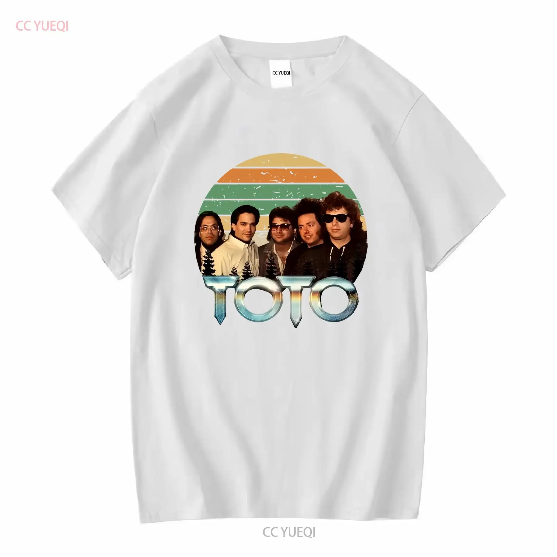 Toto American Rock Band 빈티지 T  - Mens Fashion In 1980S 리뷰 및 가격