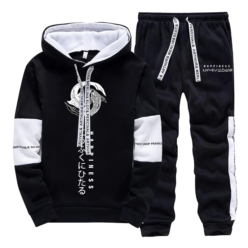 패션 남성용 운동복 프린트 캐주얼 후드 긴팔 스웨트셔츠 - Men'S Winter Fashion 리뷰 및 가격