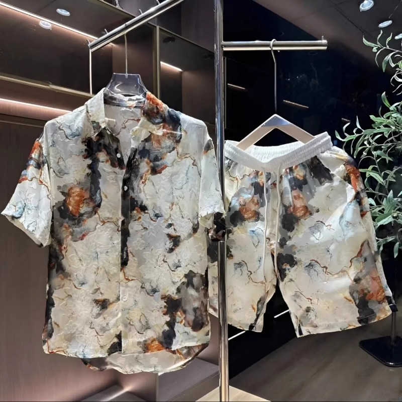 세련되고 캐주얼한 남성용 신상 고급 트렌디 프린트 반바 - Men'S Fashion Tips 리뷰 및 가격