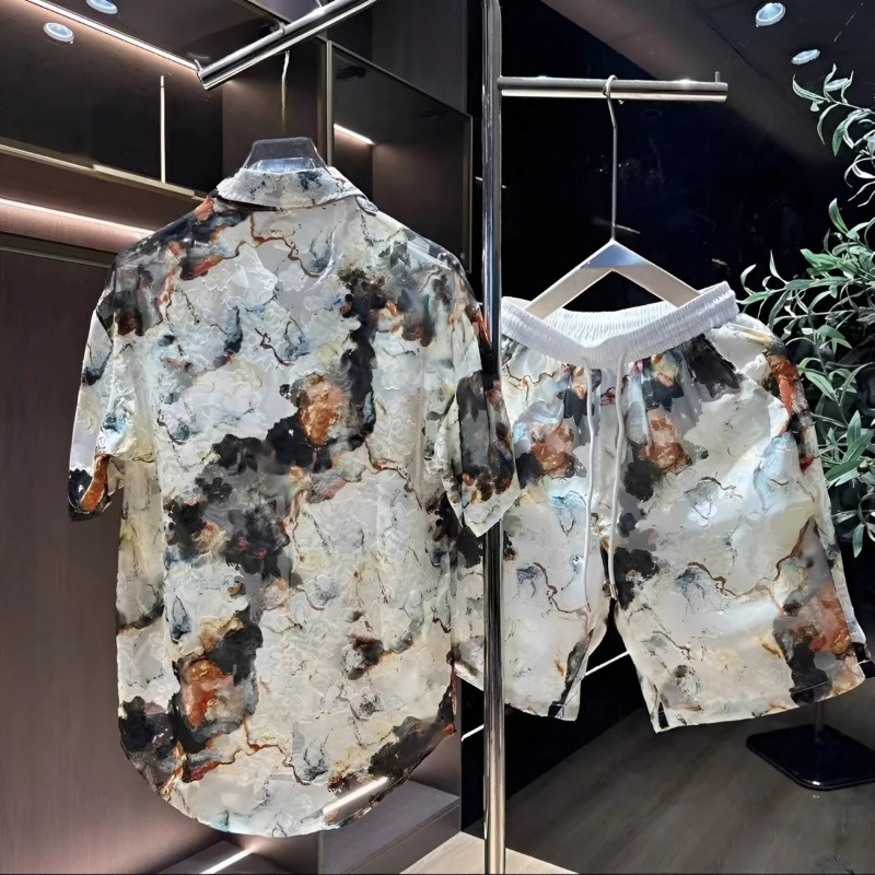 세련되고 캐주얼한 남성용 신상 고급 트렌디 프린트 반바 - Men'S Fashion Tips 리뷰 및 가격