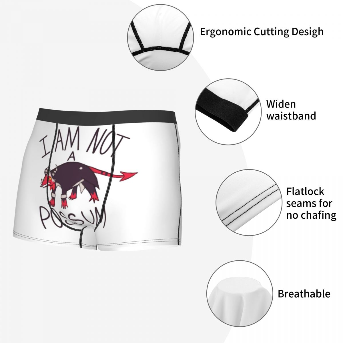 남성 패션 나는 보스가 아니다 만화 POSSUM Hel - Men'S Fashion Underwear 리뷰 및 가격