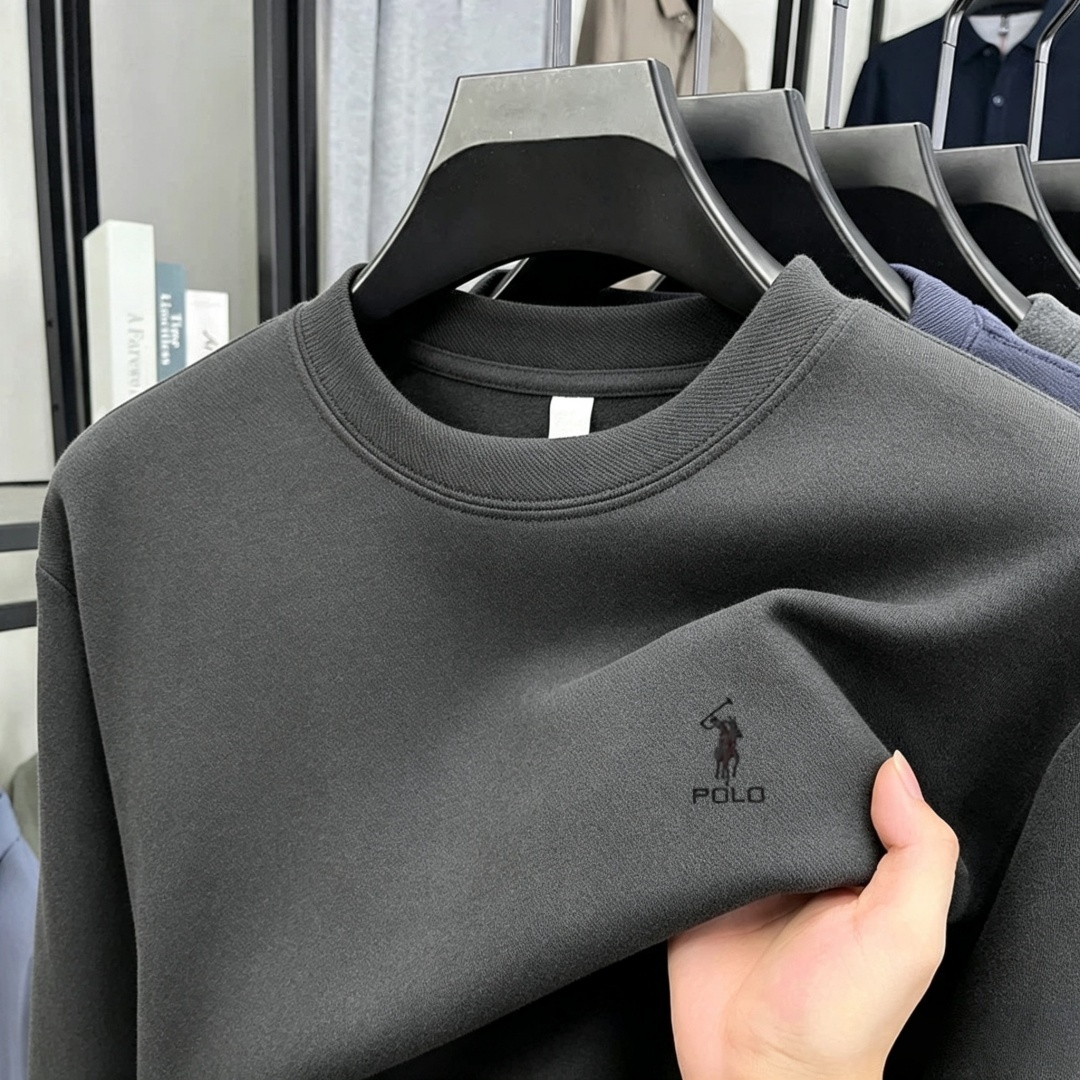 부드러운 면 소재의 고급 브랜드 남성용 긴팔 라운드넥  - Men'S Winter Fashion 리뷰 및 가격