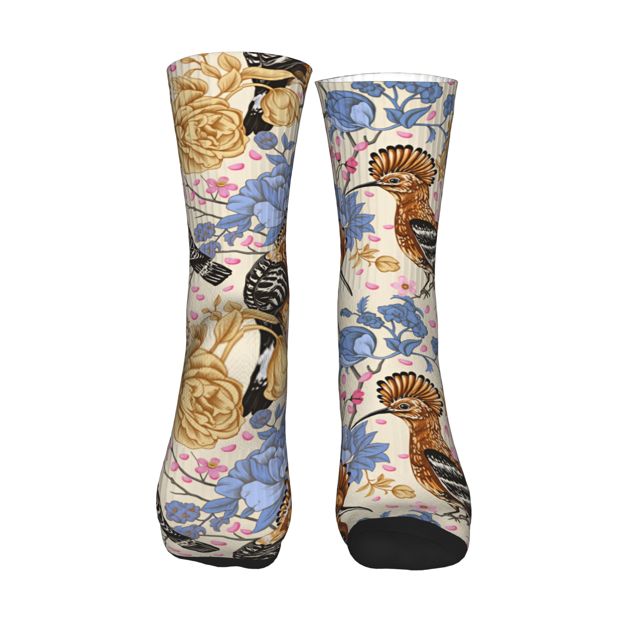 Hoopoe Bird Blue Peony 빈티지 꽃무늬 - Men Fashion Vintage 리뷰 및 가격