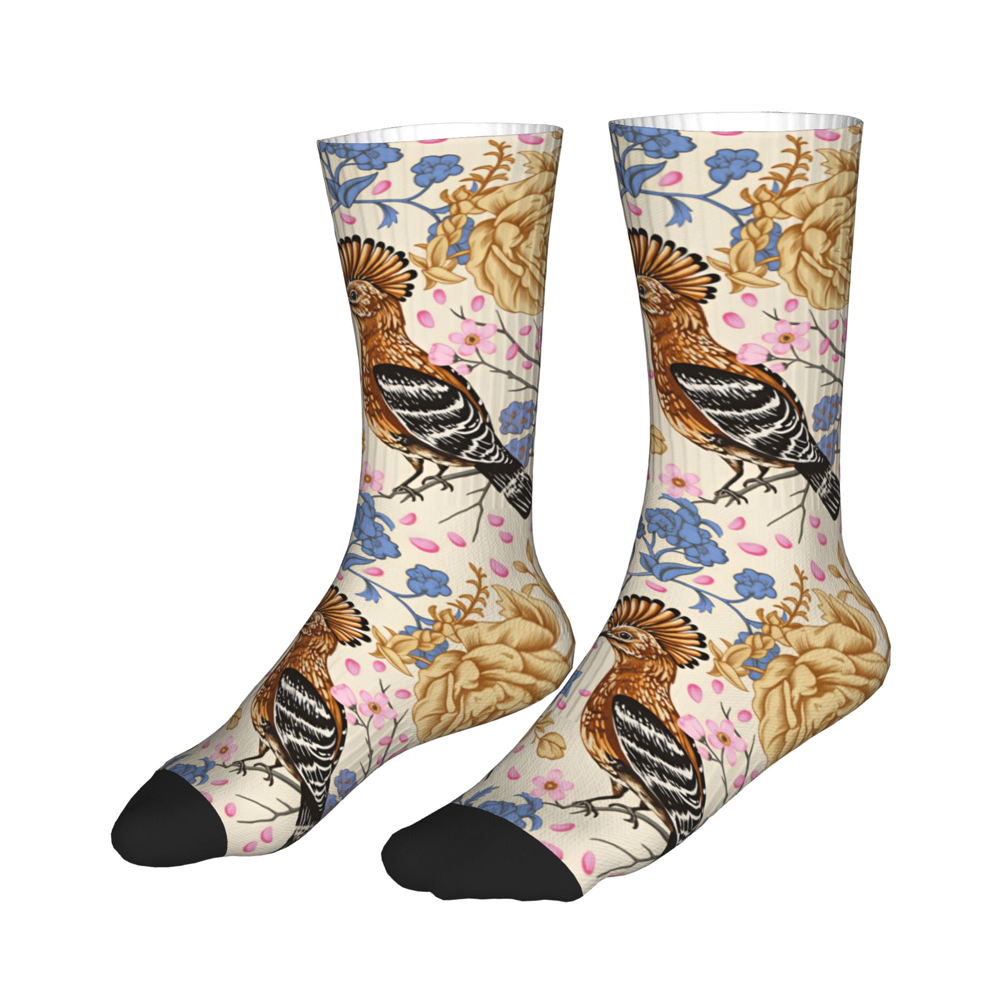 Hoopoe Bird Blue Peony 빈티지 꽃무늬 - Men Fashion Vintage 리뷰 및 가격